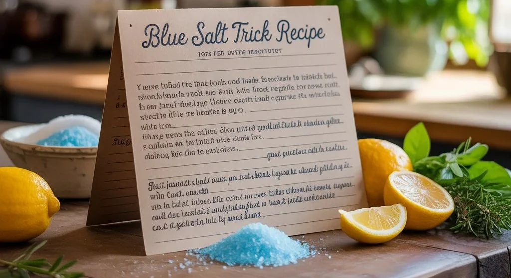 Blue Salt Trick Recipe 